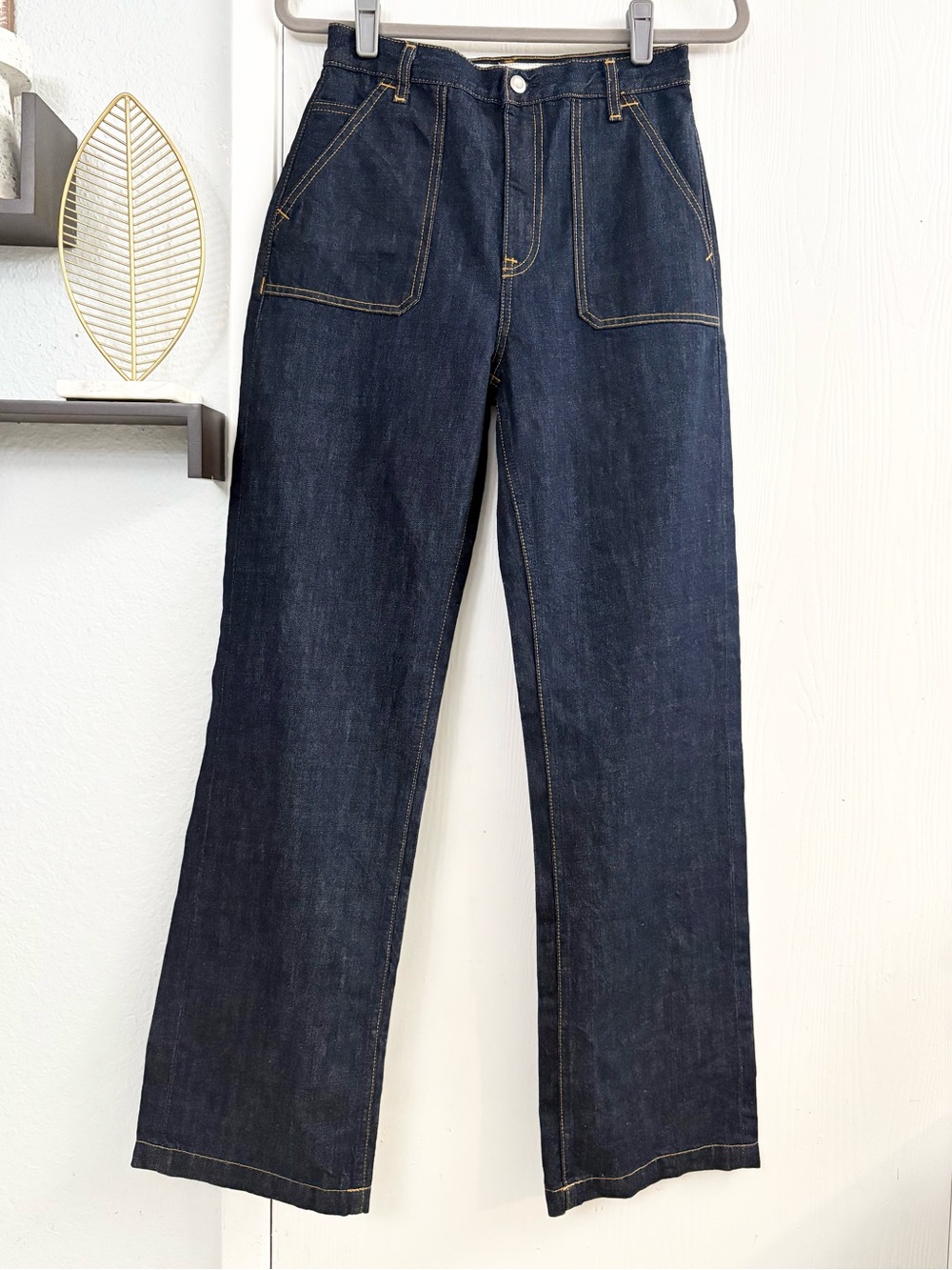 nudie JeAns co Asta Workwear Pants One Wash Deep Blue Size 26